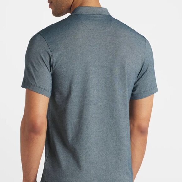 NWT Hawker Rye Crawford Triblend Micro Heather Polo Navy - Size XXL - Picture 3 of 13